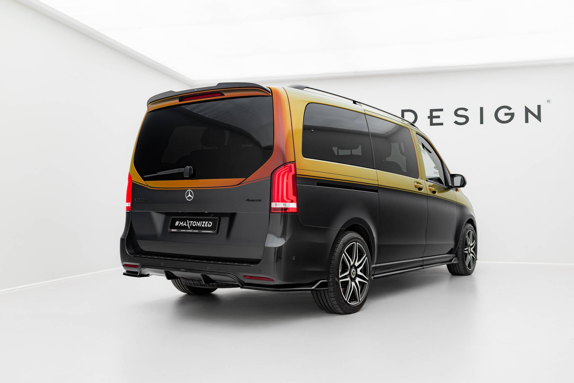 Set of splitters mercedes-benz v-class long amg-line w447 facelift