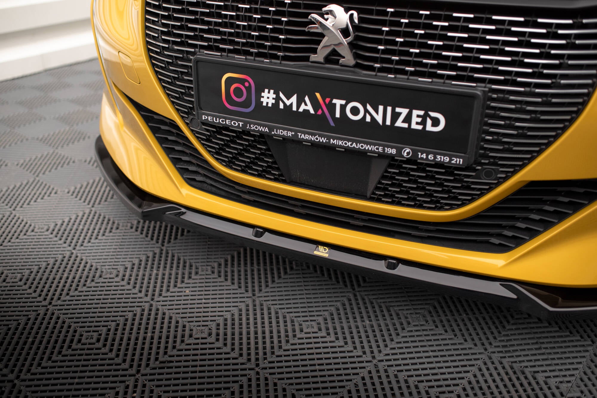 Set of splitters peugeot 208 gt mk2