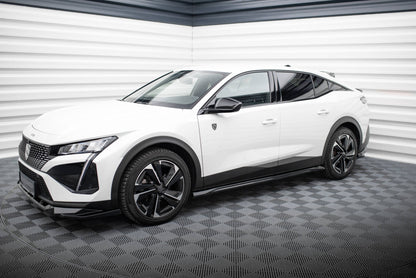 Set of splitters peugeot 408 mk1