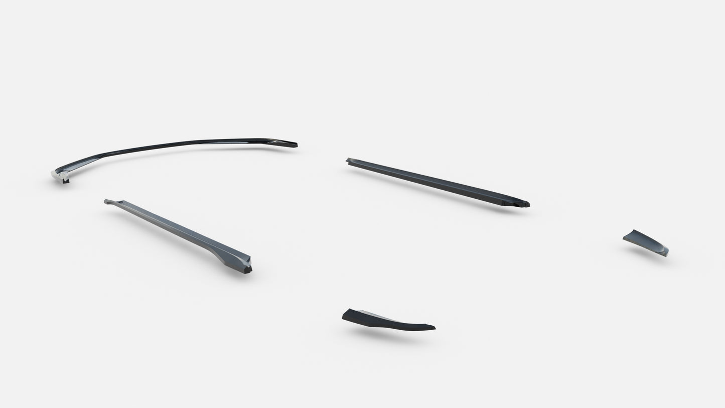 Set of splitters porsche 718 cayman gt4 rs 982c