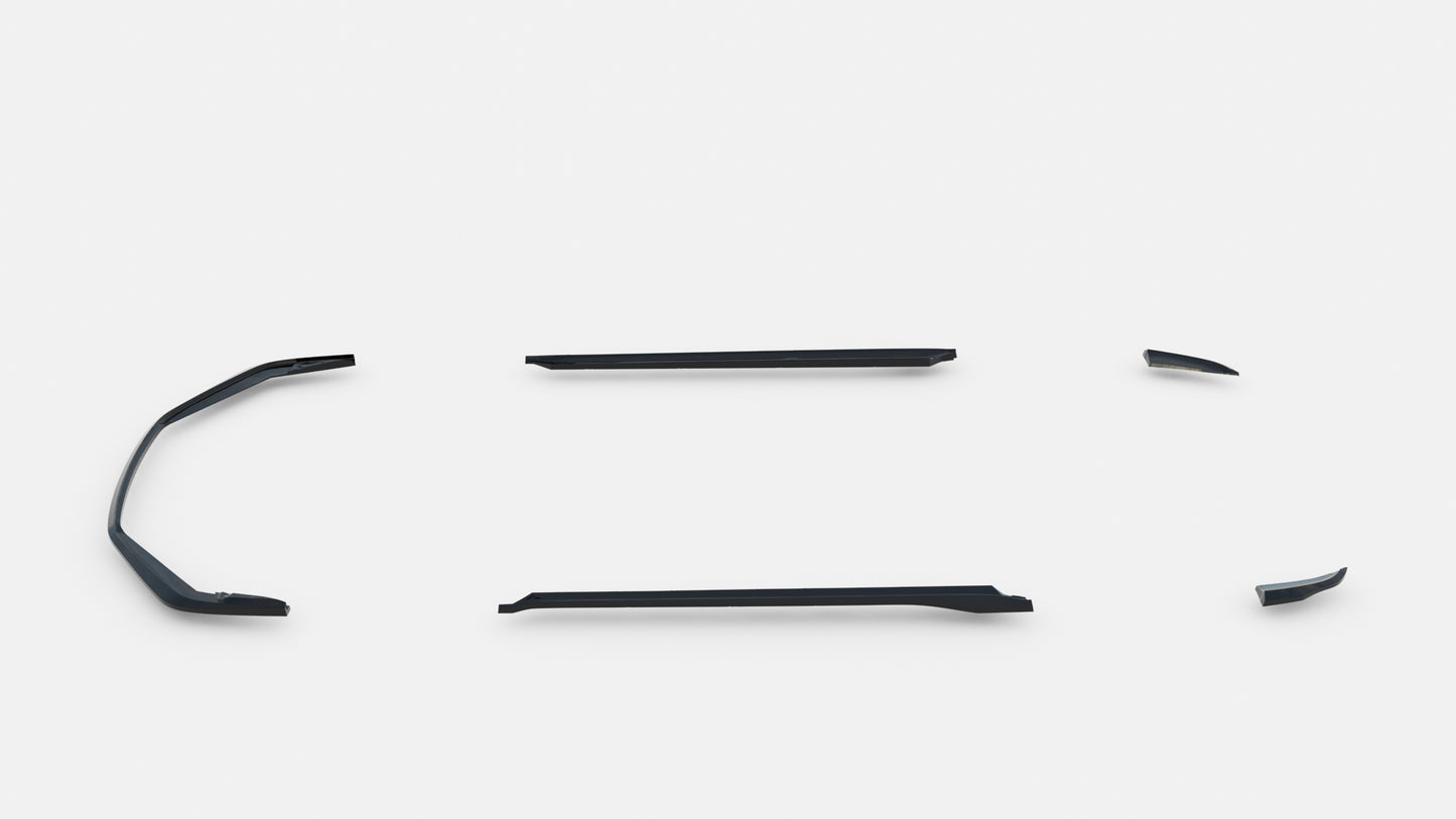 Set of splitters porsche 718 cayman gt4 rs 982c