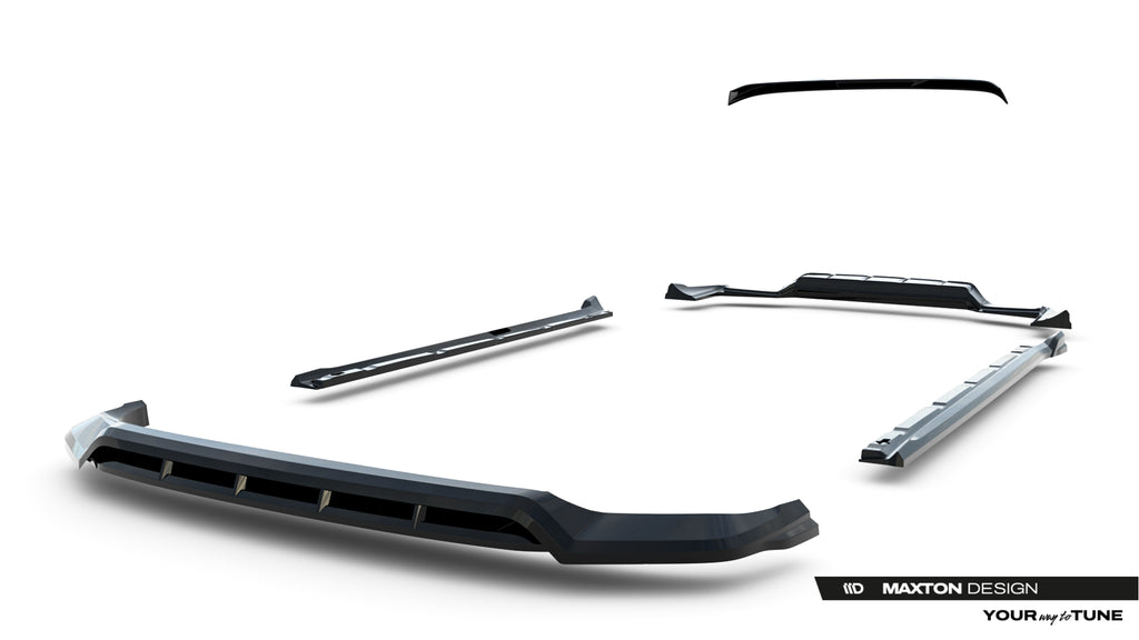 Set of splitters porsche cayenne suv mk3 facelift