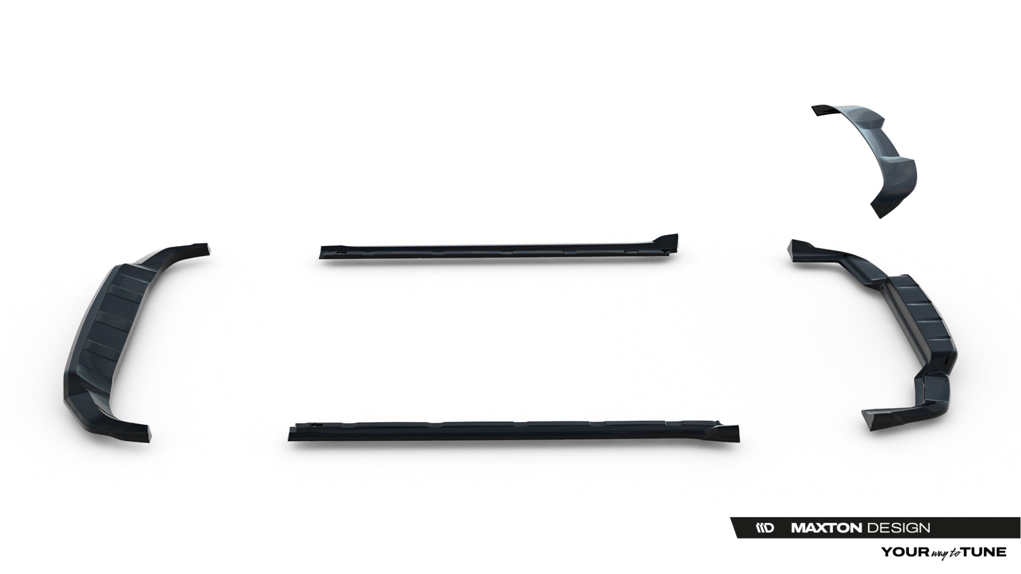 Set of splitters porsche cayenne suv mk3 facelift