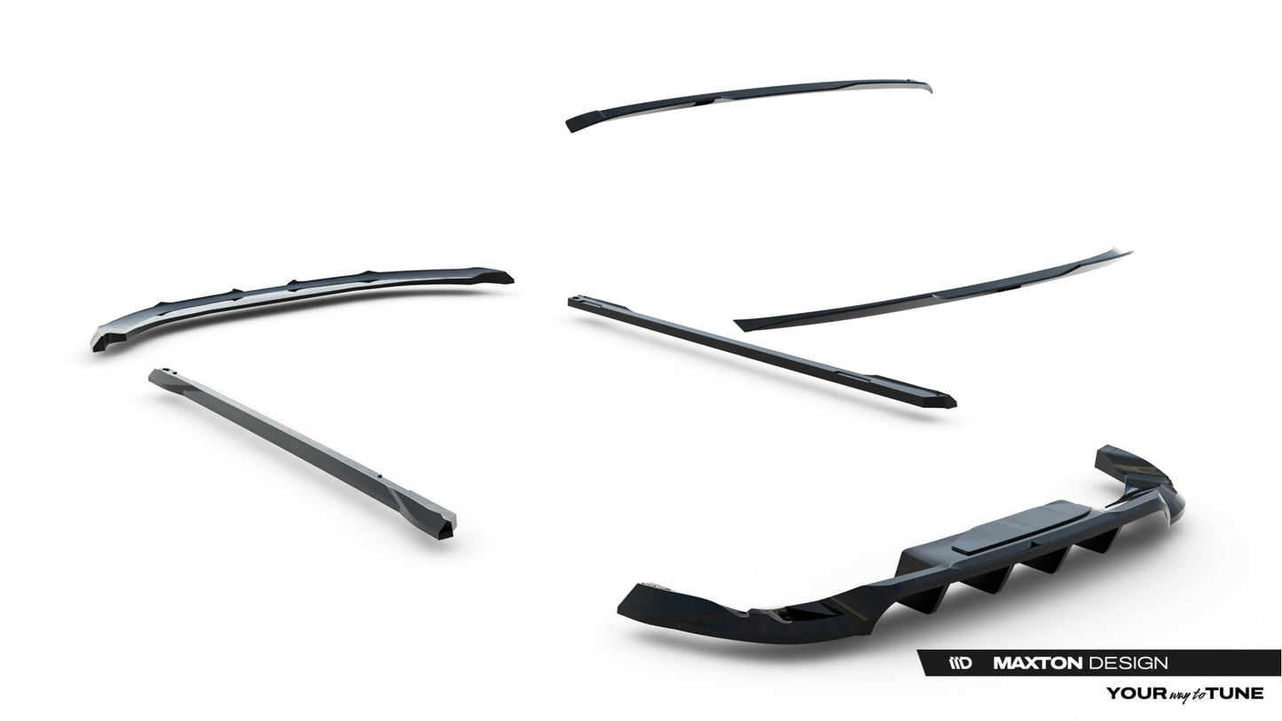 Set of splitters porsche macan ev mk1