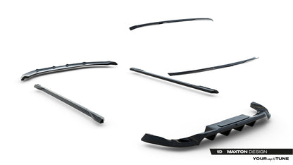 Set of splitters porsche macan ev mk1