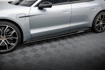 Sæt med splitters porsche taycan / taycan 4 / taycan 4s / taycan gts mk1