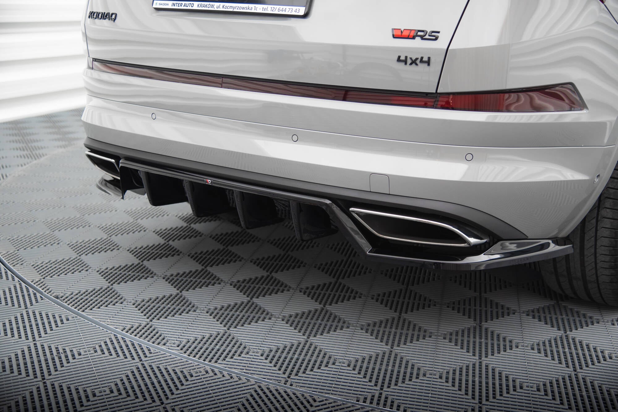 Set of splitters skoda kodiaq rs mk1 facelift