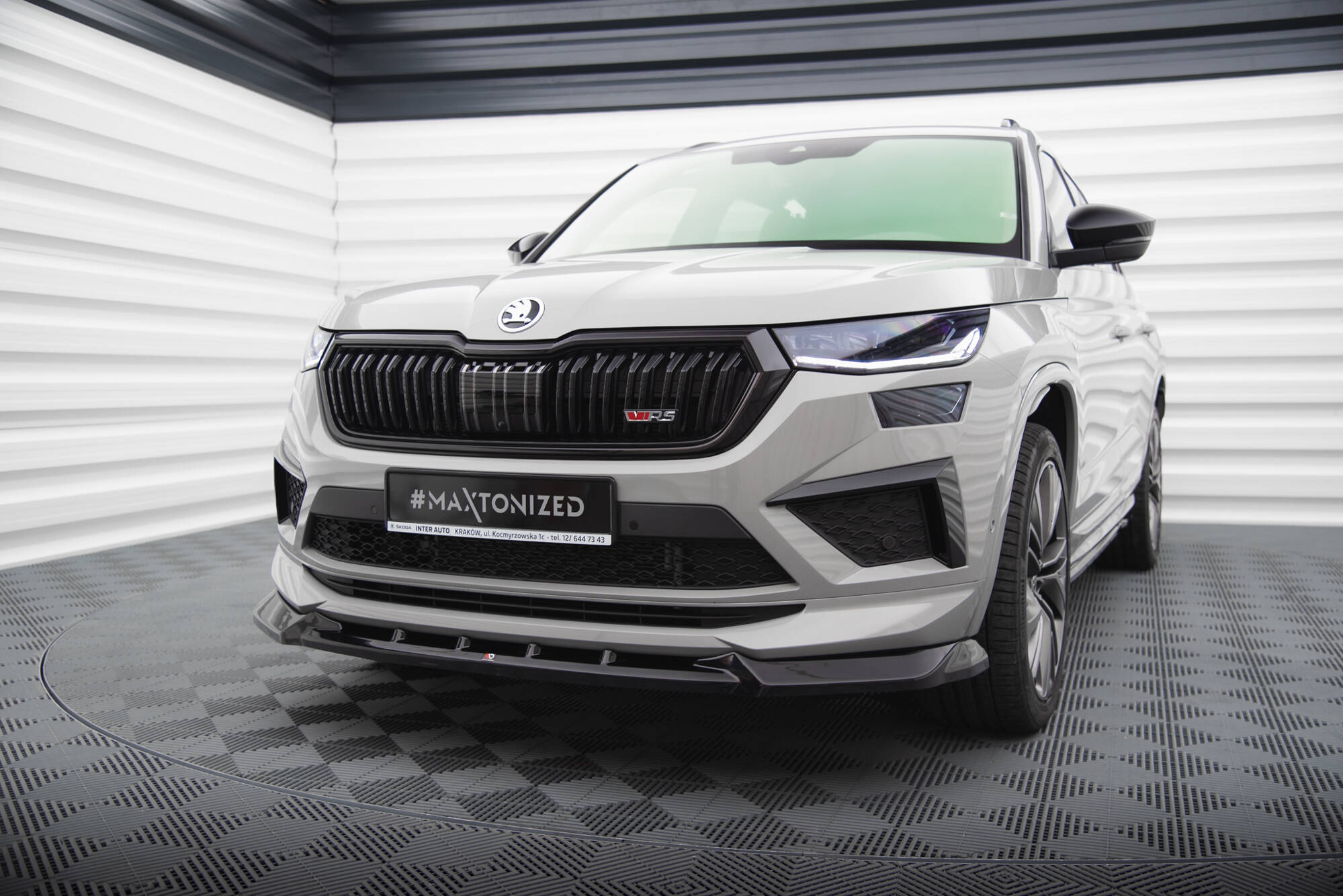Set of splitters skoda kodiaq rs mk1 facelift