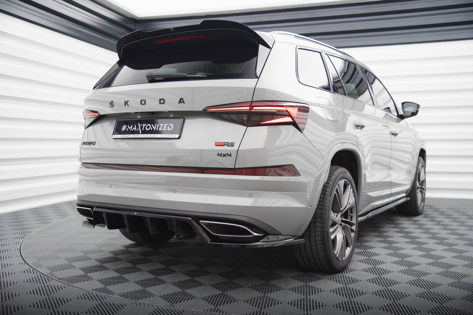 Set of splitters skoda kodiaq rs mk1 facelift