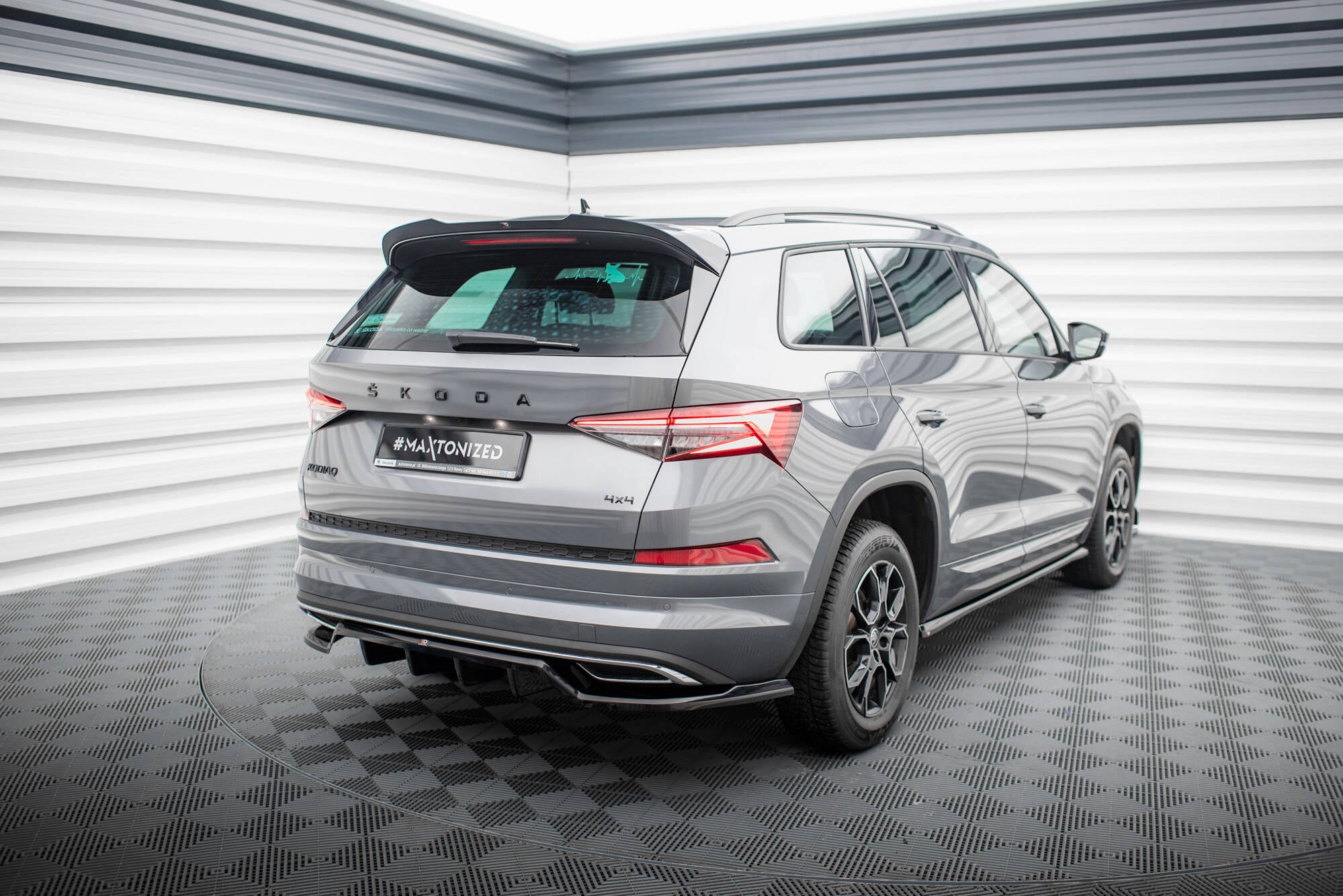 Set of splitters skoda kodiaq sportline mk1 facelift