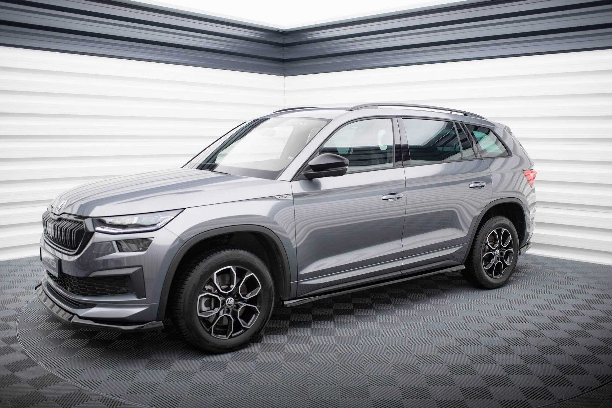 Set of splitters skoda kodiaq sportline mk1 facelift