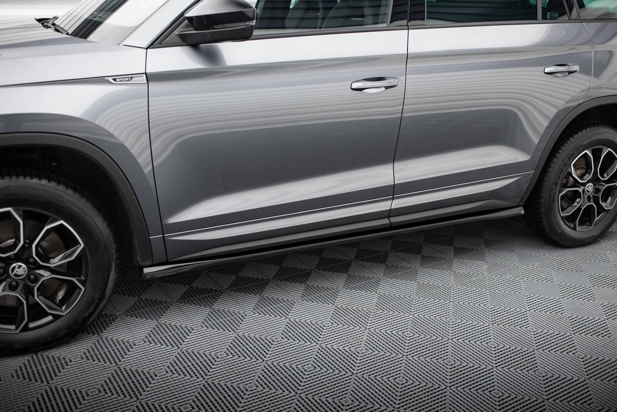 Set of splitters skoda kodiaq sportline mk1 facelift