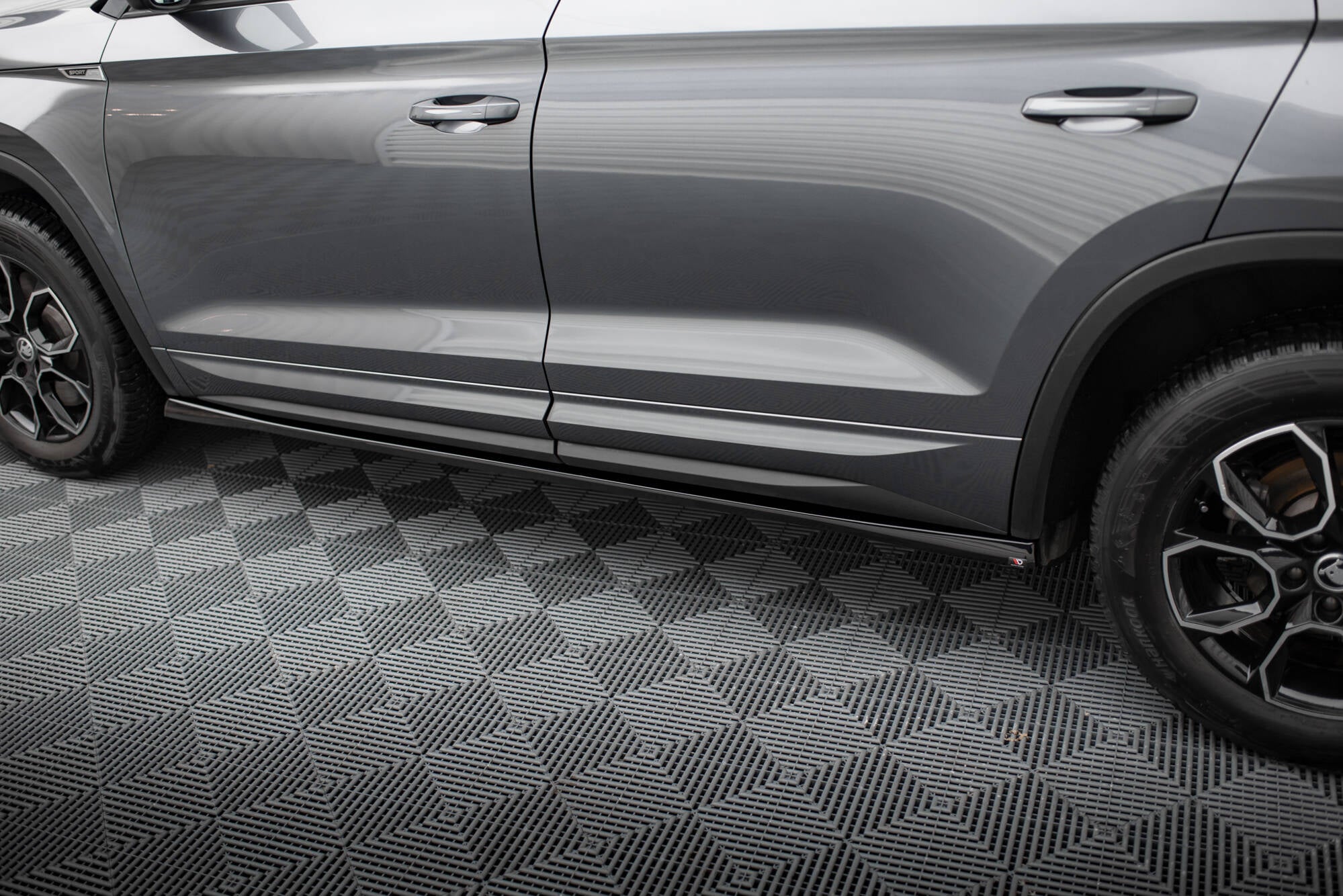 Set of splitters skoda kodiaq sportline mk1 facelift