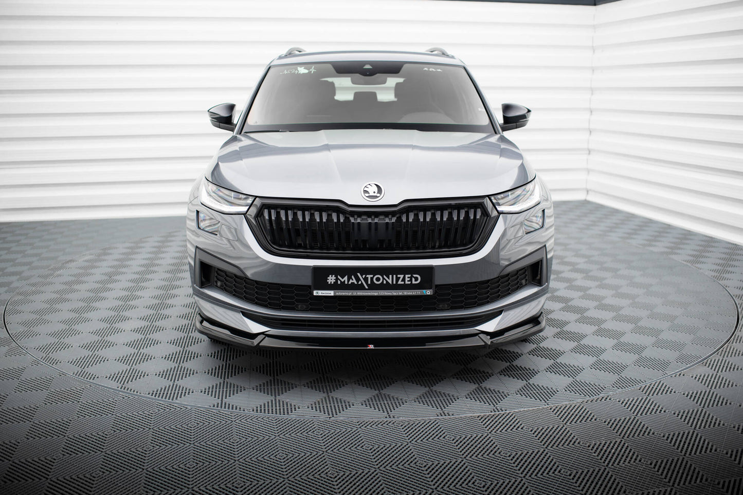 Set of splitters skoda kodiaq sportline mk1 facelift