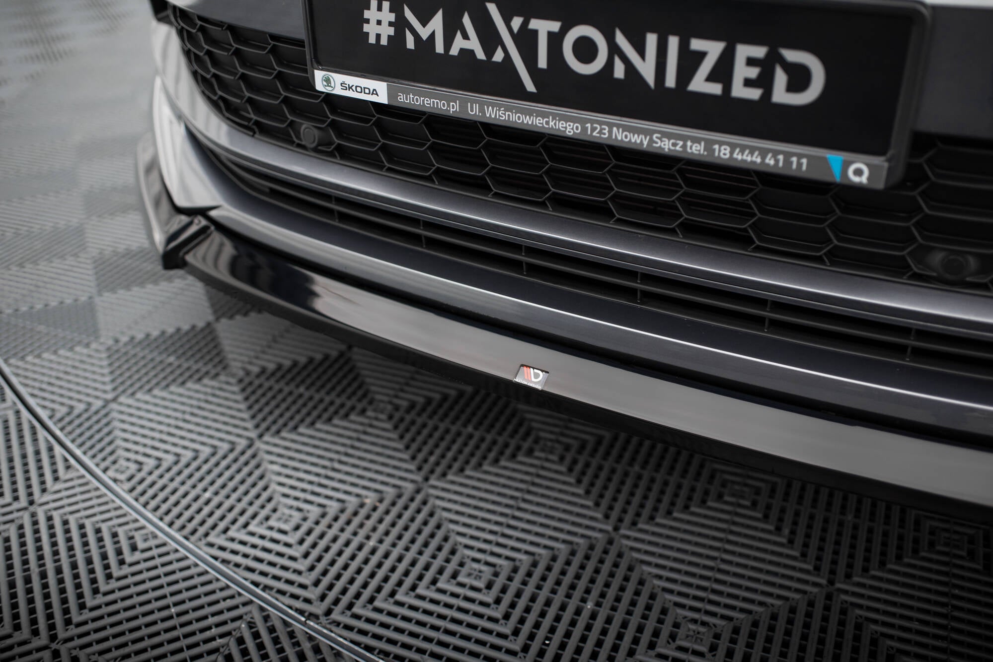Set of splitters skoda kodiaq sportline mk1 facelift