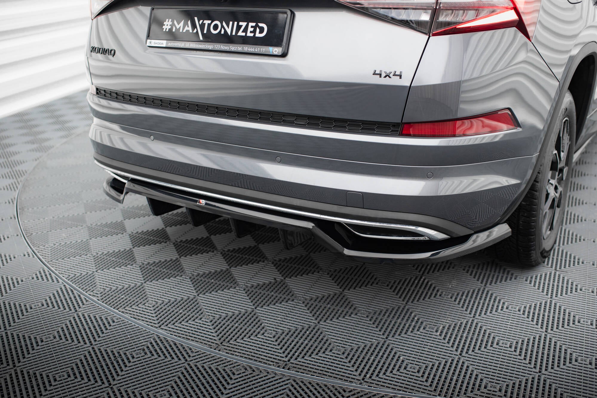 Set of splitters skoda kodiaq sportline mk1 facelift