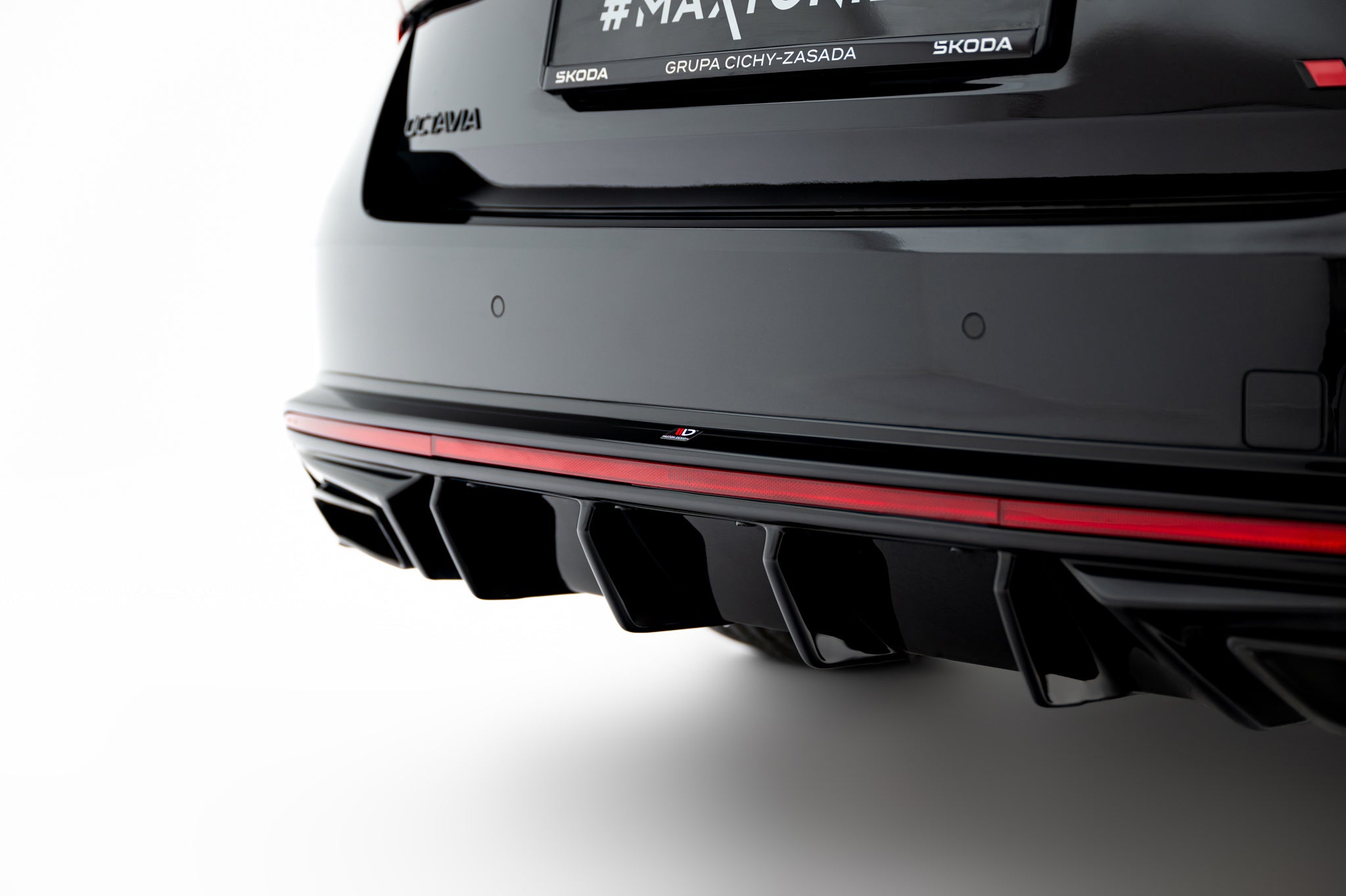 Set of splitters skoda octavia rs liftback mk4 facelift