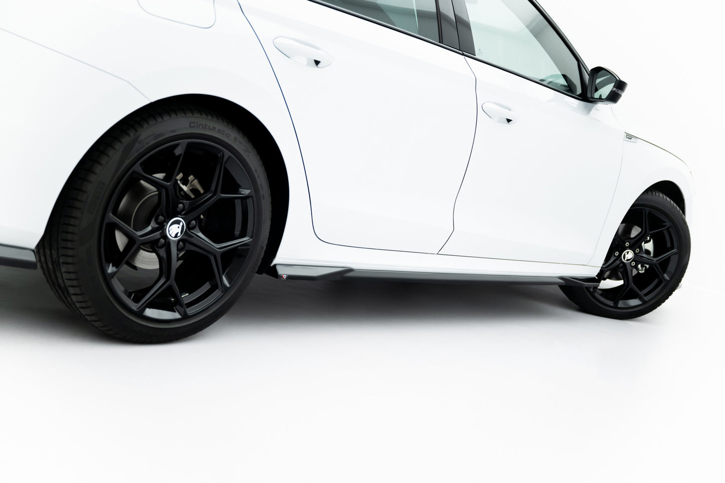 Set of splitters skoda octavia sportline liftback / combi mk4 facelift