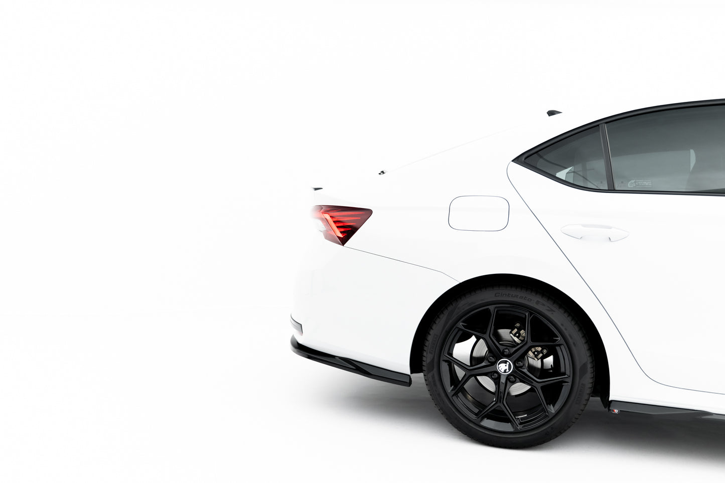 Set of splitters skoda octavia sportline liftback / combi mk4 facelift