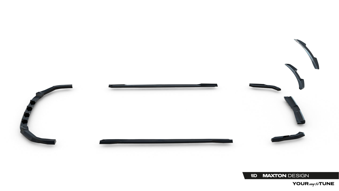 Set of splitters subaru wrx sti mk2