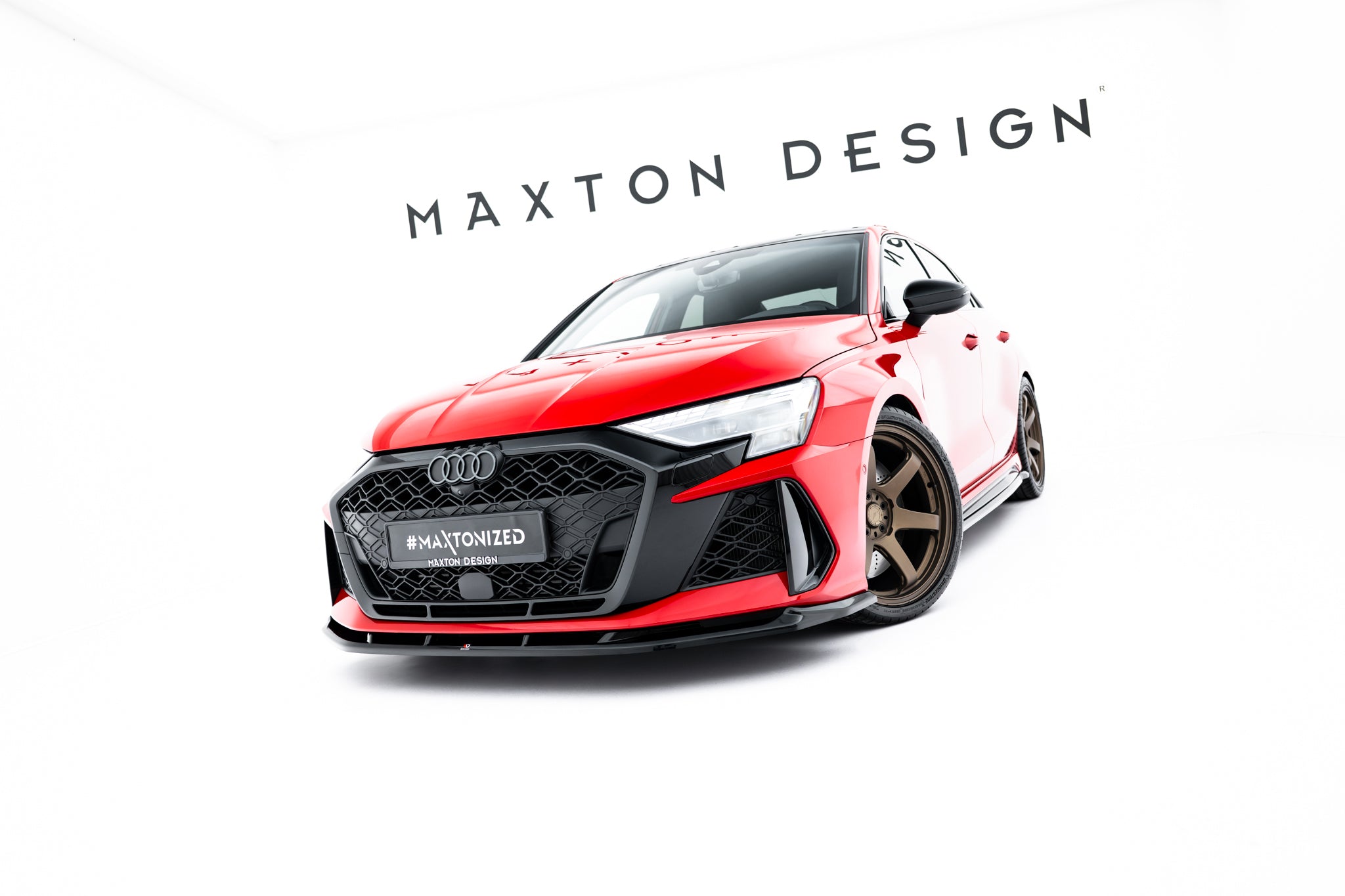 Set of splitters v.1 audi rs3 sedan 8y facelift