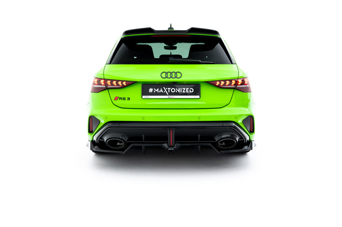 Set of splitters v.1 audi rs3 sportback 8y facelift