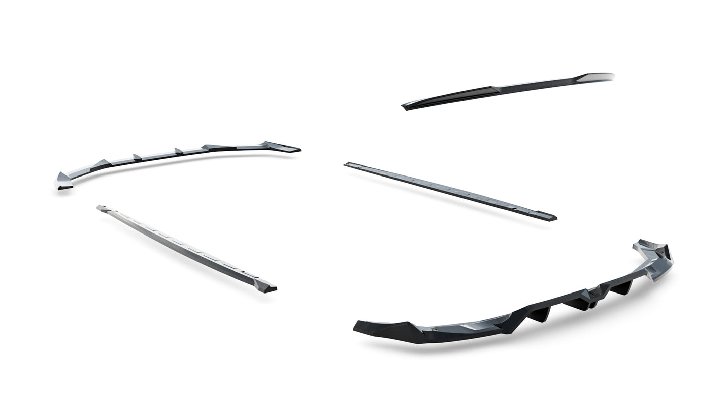 Set of splitters v.1 audi rs3 sportback 8y facelift