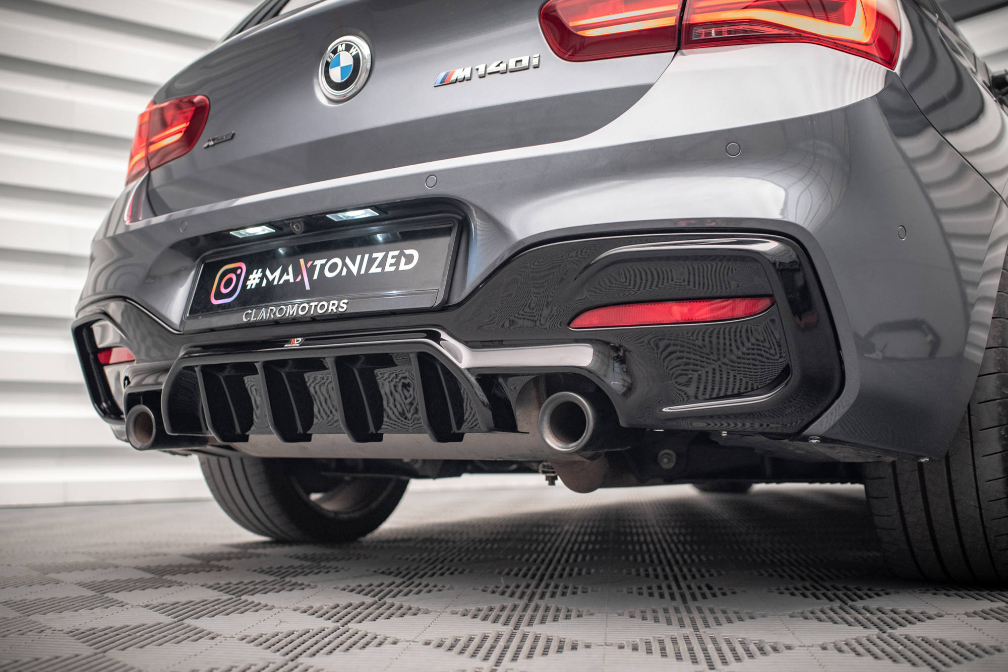 Sæt med splittere v.1 bmw m140i f20 facelift