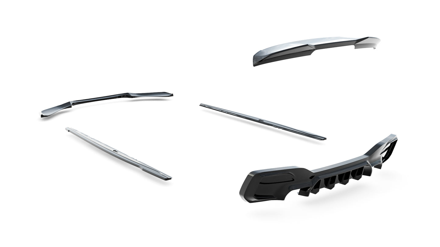 Sæt med splittere v.1 bmw m140i f20 facelift