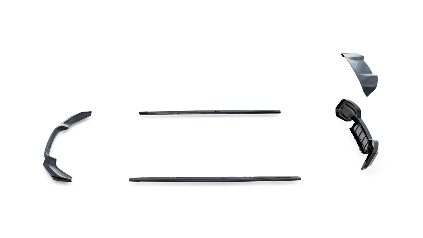 Sæt med splittere v.1 bmw m140i f20 facelift