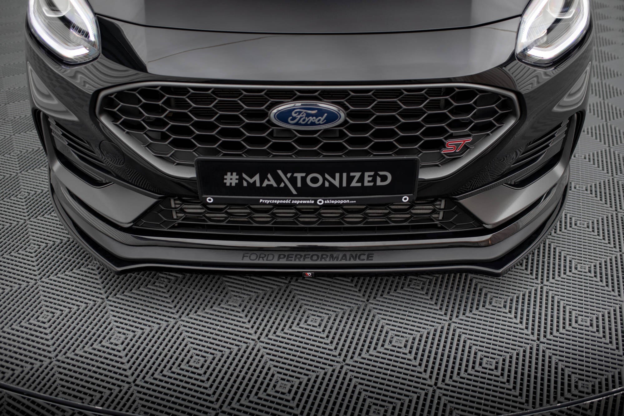 Set of splitters v.1 ford fiesta st mk8 facelift