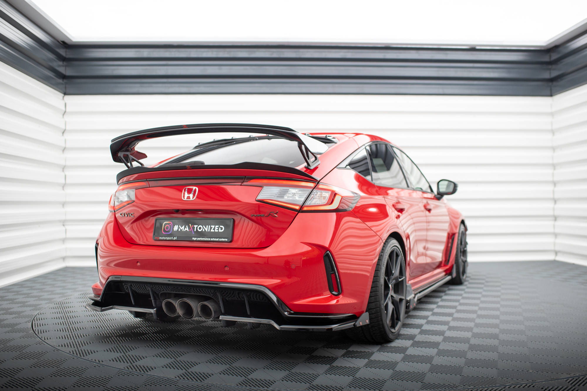Set of splitters v.1 honda civic type-r mk 11
