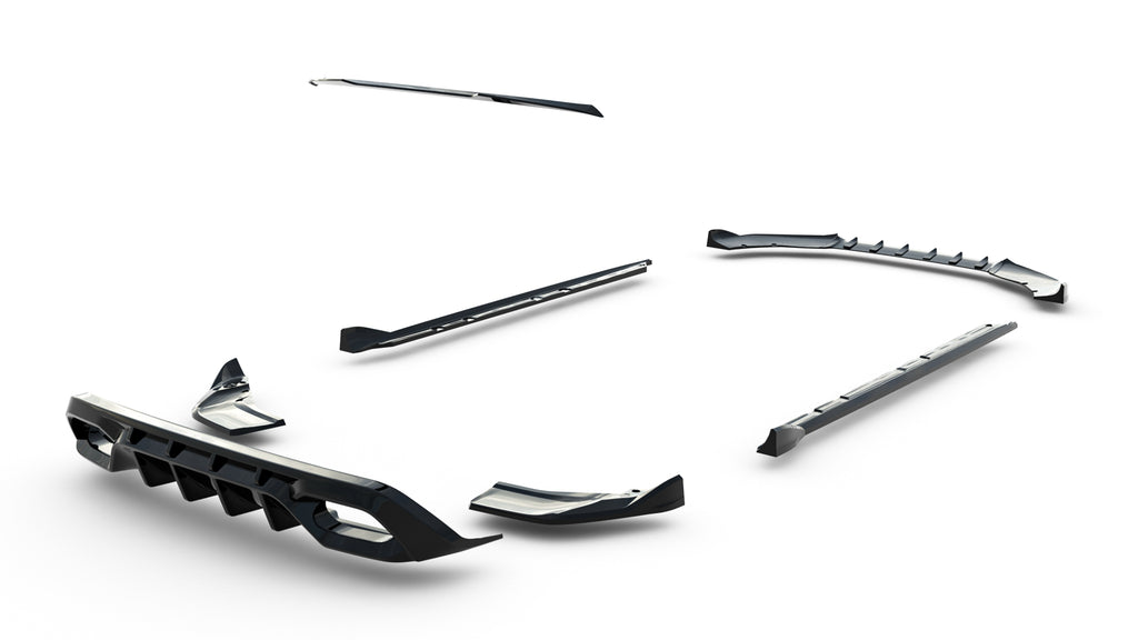Set of splitters v.1 suitable for cupra leon hatchback mk1 facelift