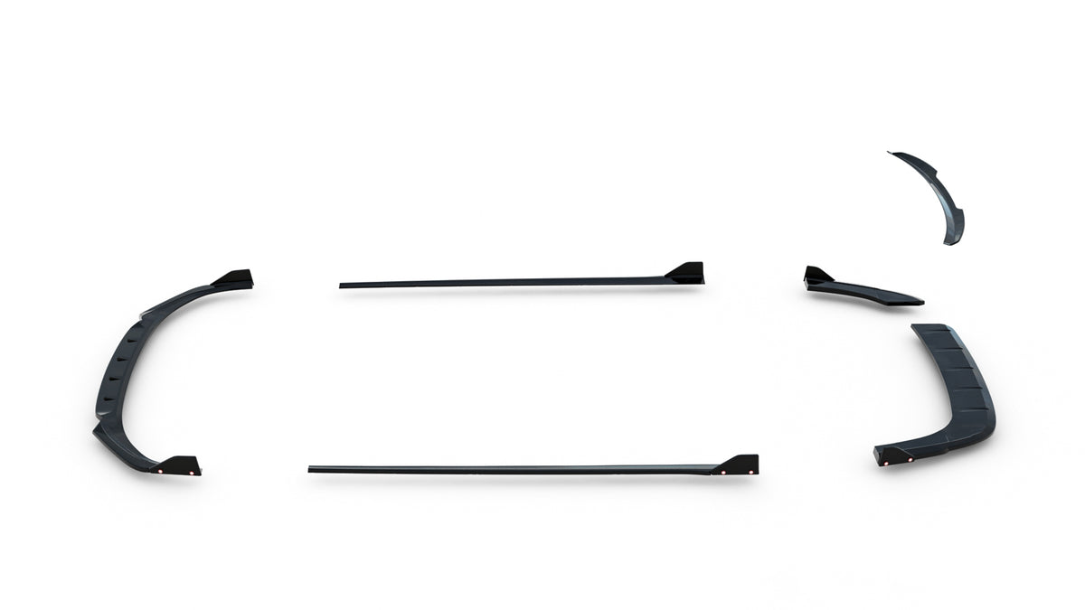 Set of splitters v.1 suitable for hyundai i30 n-line wagon mk3 facelift