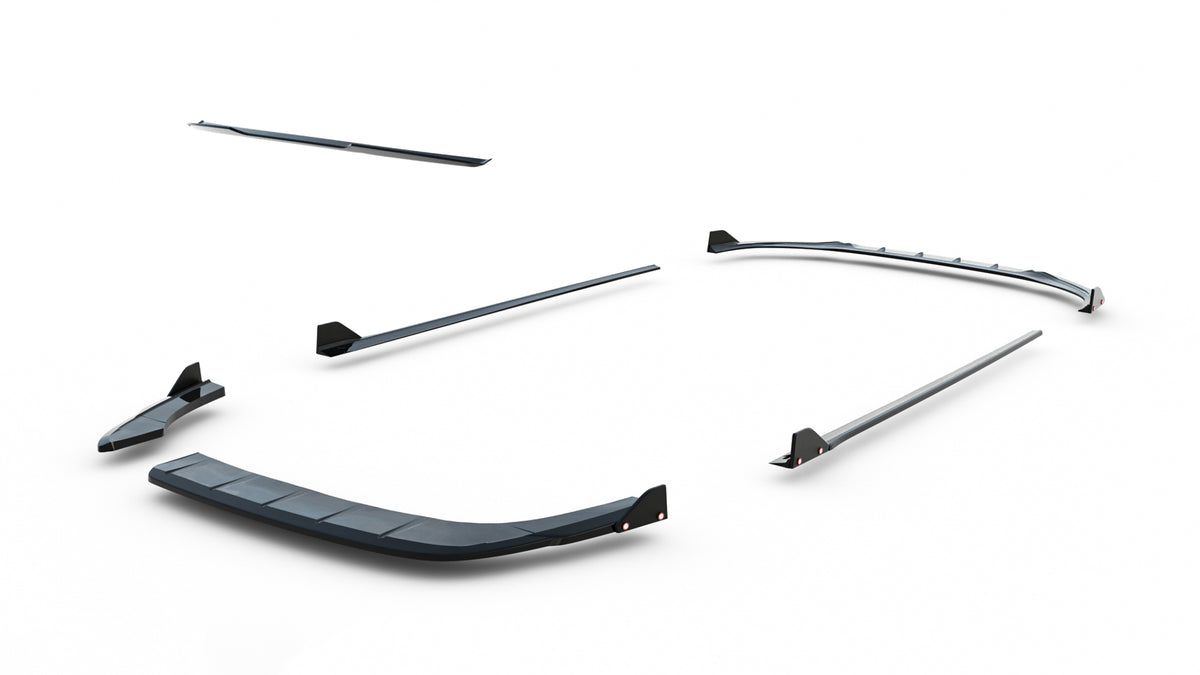 Set of splitters v.1 suitable for hyundai i30 n-line wagon mk3 facelift