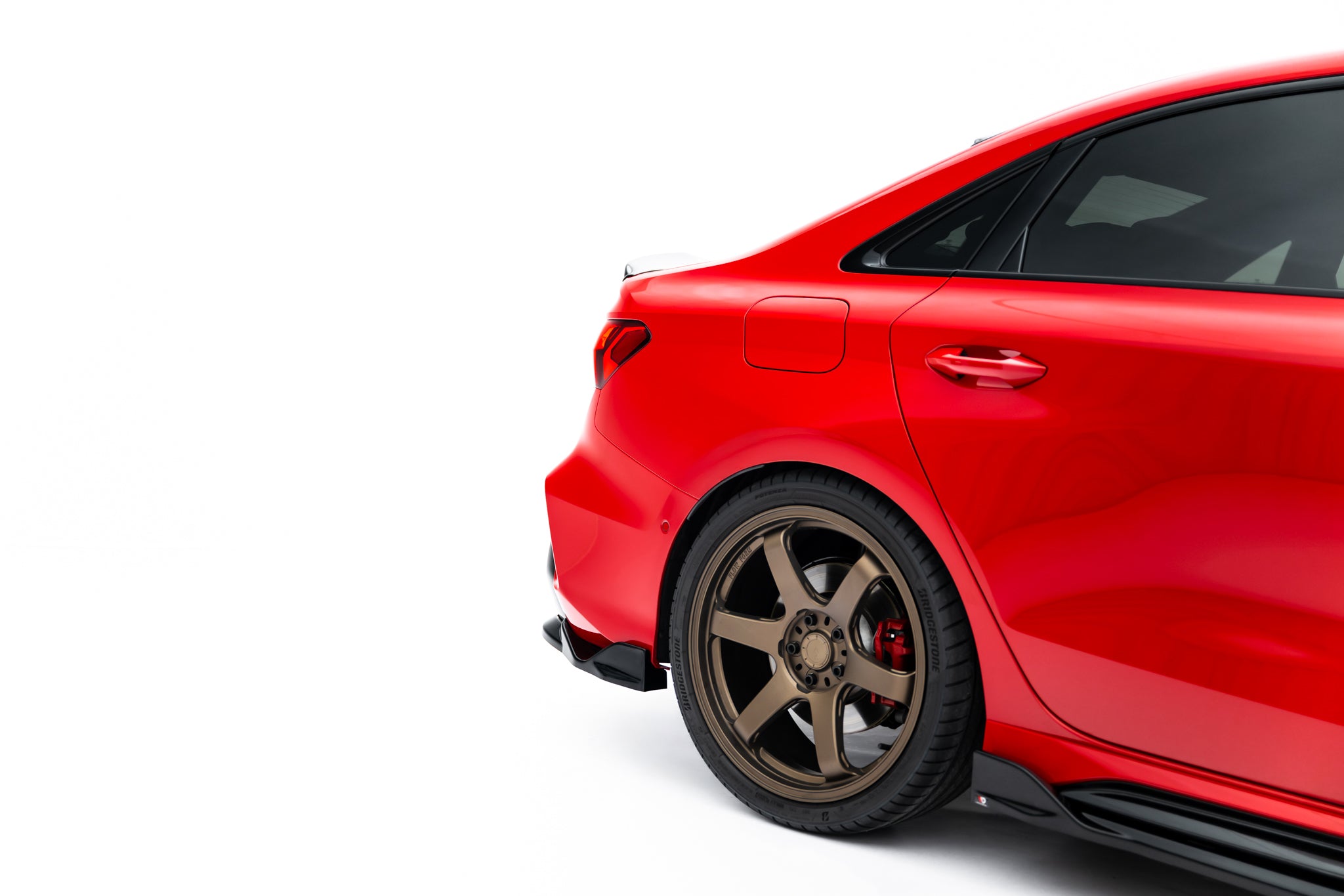 Sæt splittere v.2 Audi RS3 sedan 8y facelift