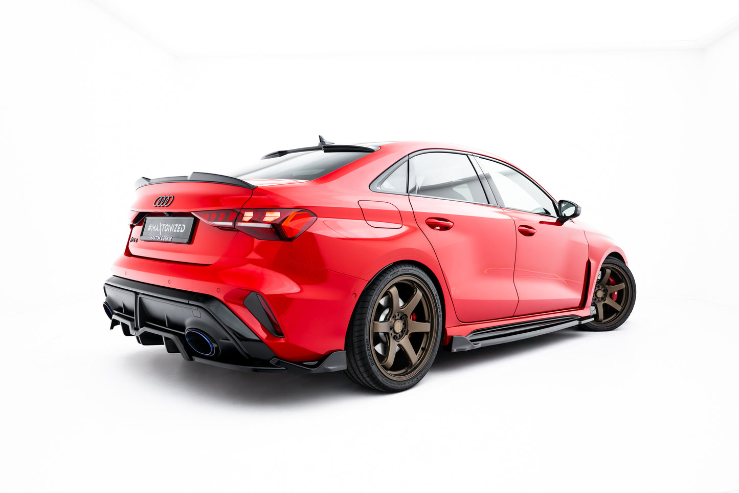 Set of splitters v.2 audi rs3 sedan 8y facelift