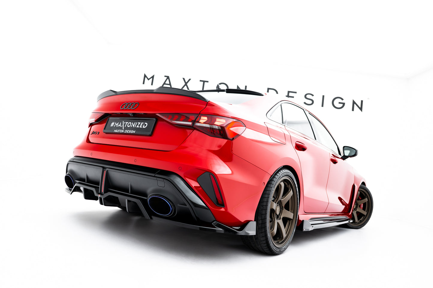 Set of splitters v.2 audi rs3 sedan 8y facelift