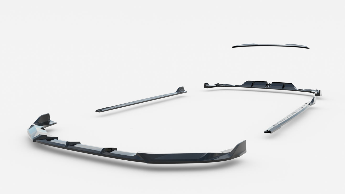 Set of splitters v.2 audi rs3 sedan 8y facelift