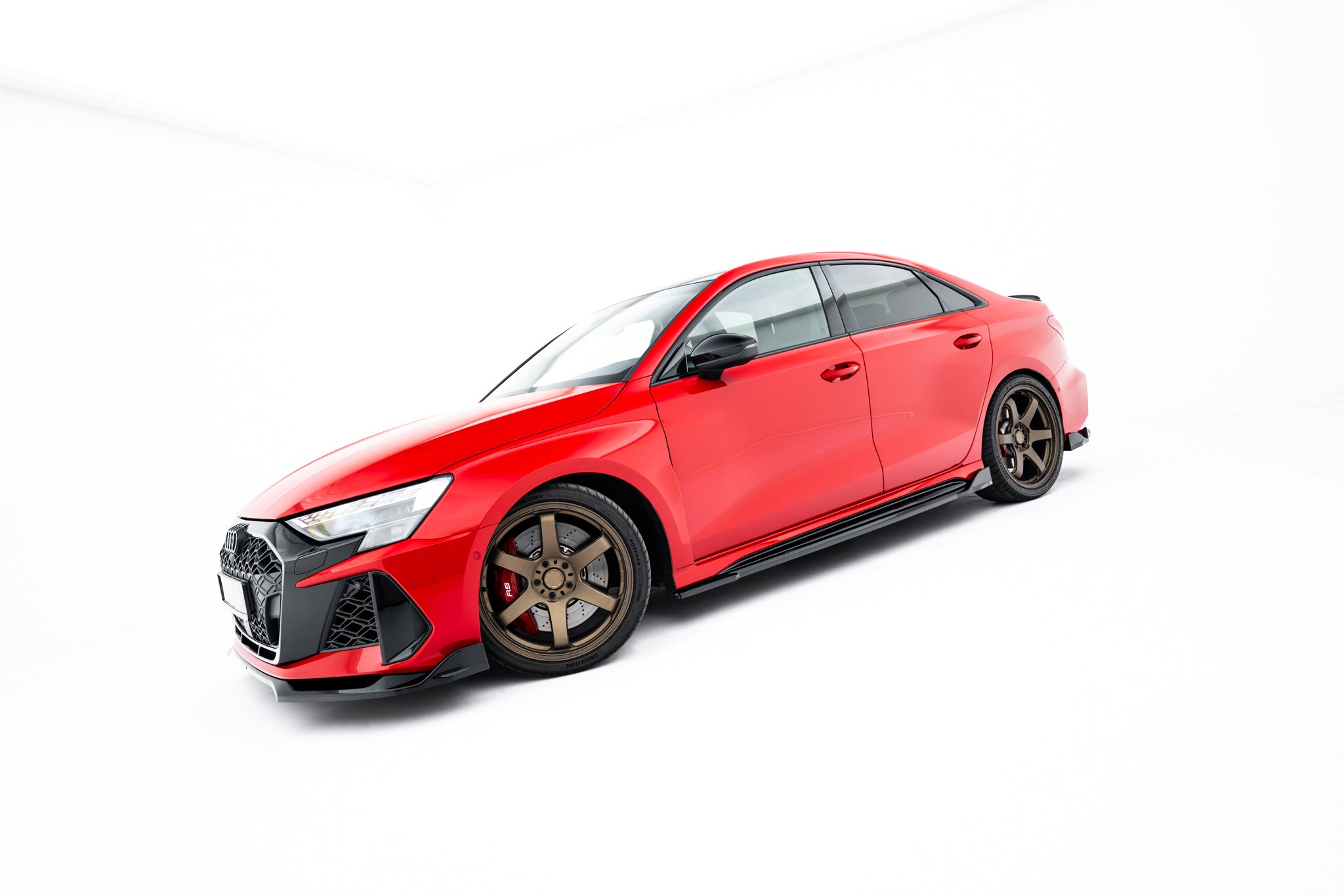 Set of splitters v.2 audi rs3 sedan 8y facelift