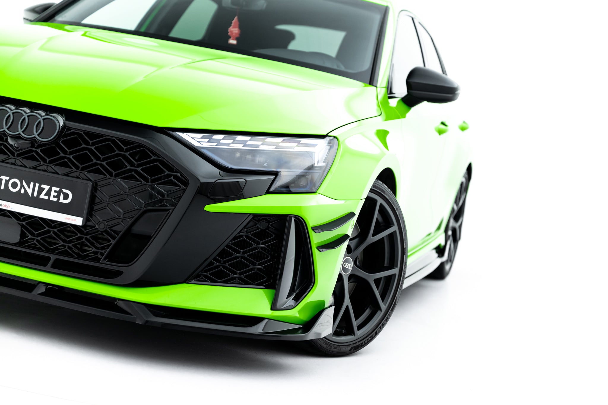 Set of splitters v.2 audi rs3 sportback 8y facelift