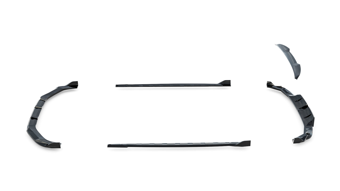 Set of splitters v.2 audi rs3 sportback 8y facelift