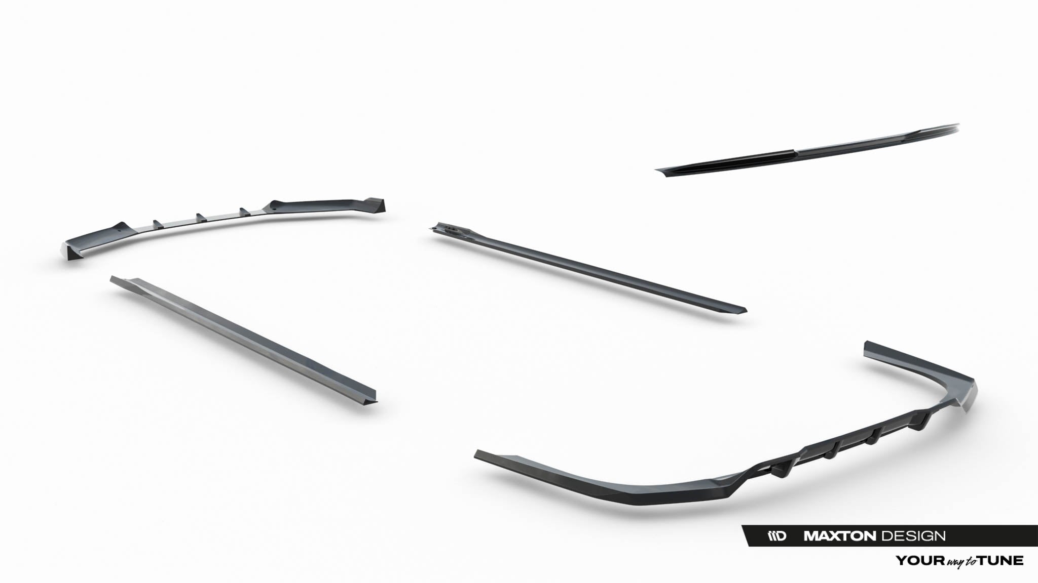 Set of splitters v.2 bmw 740d / 740i  m-pack g70