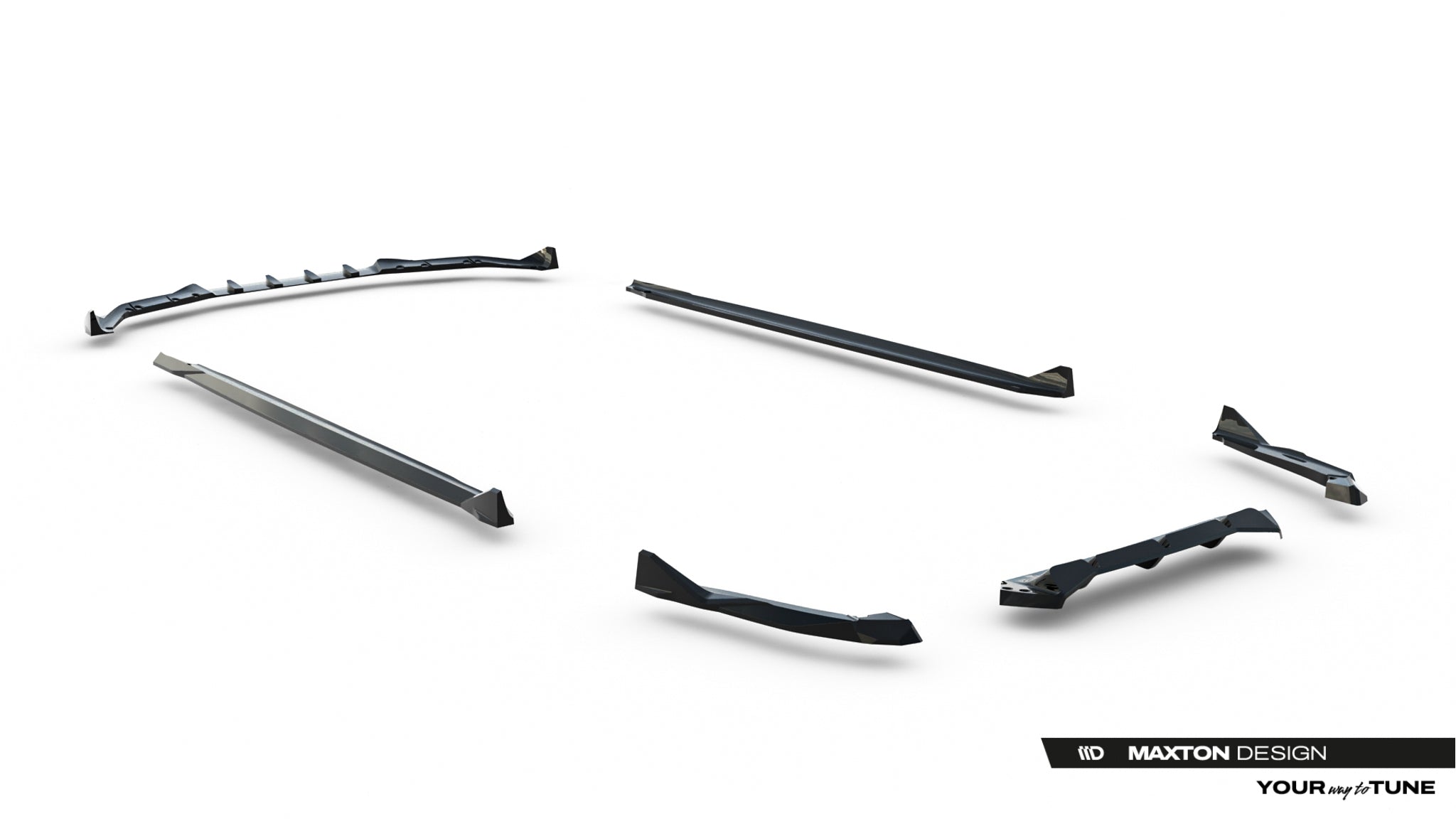 Set of splitters v.2 bmw m5 f90