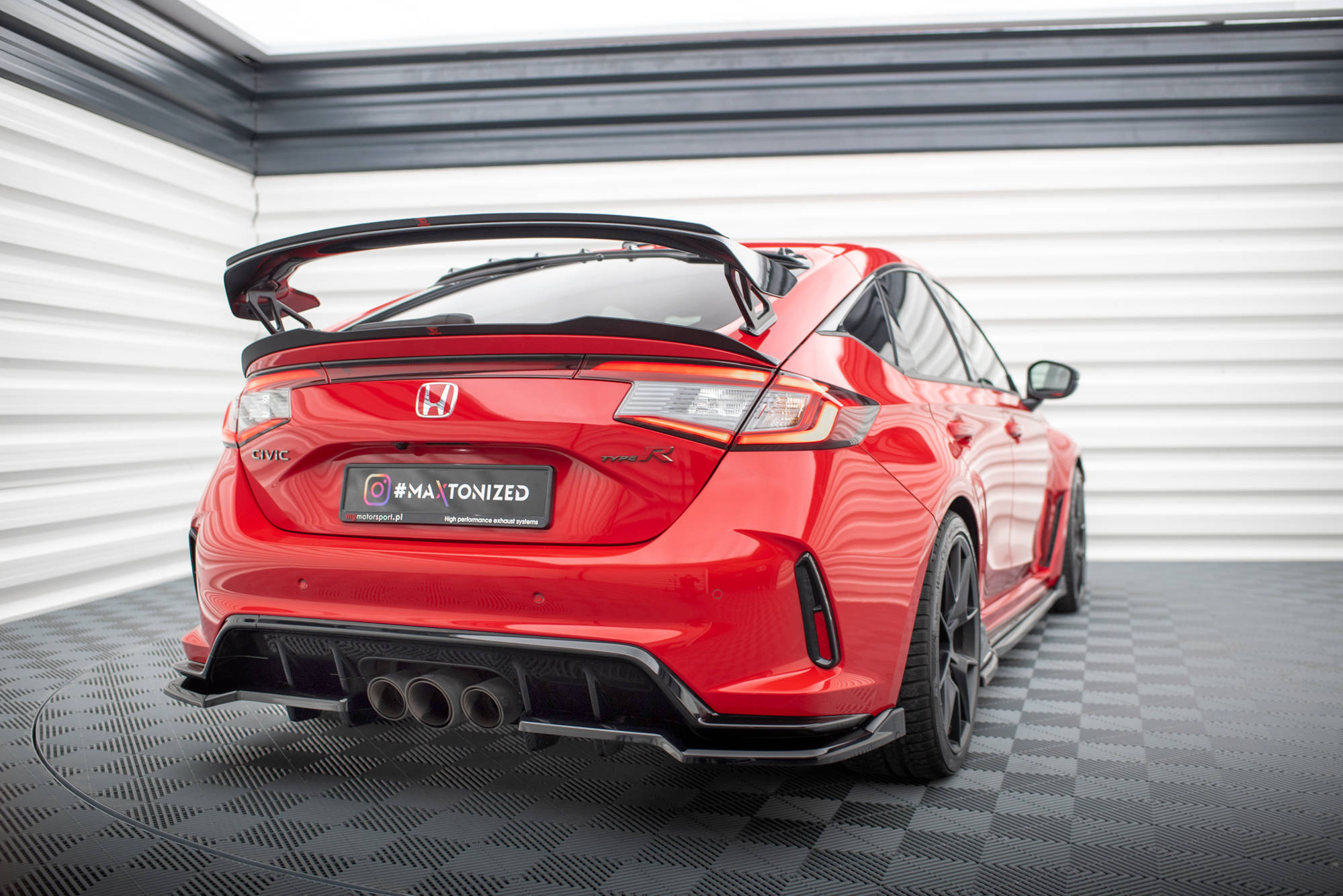 Set of splitters v.2 honda civic type-r mk 11