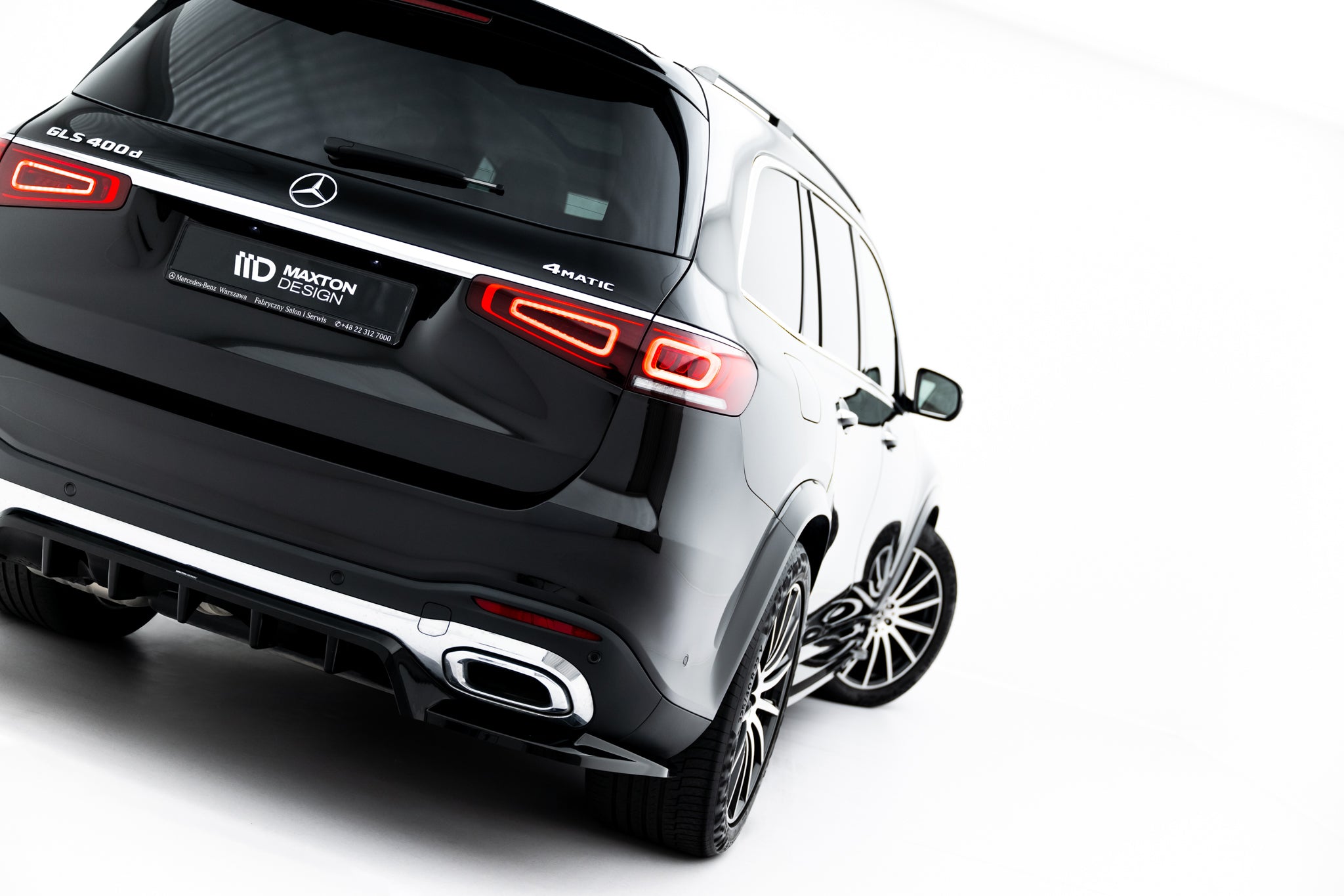 Set of splitters v.2 mercedes-benz gls amg-line x167