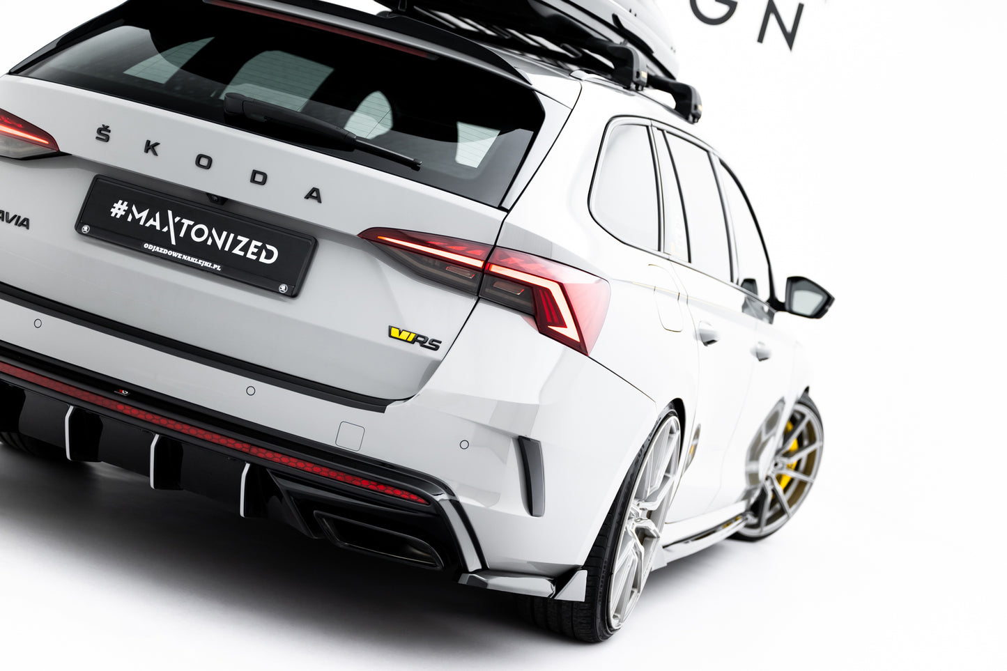 Set of splitters v.2 skoda octavia rs combi mk4