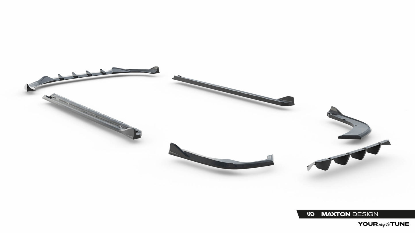 Set of splitters v.2 skoda superb sportline mk4