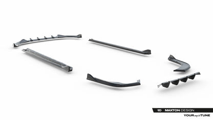 Set of splitters v.2 skoda superb sportline mk4