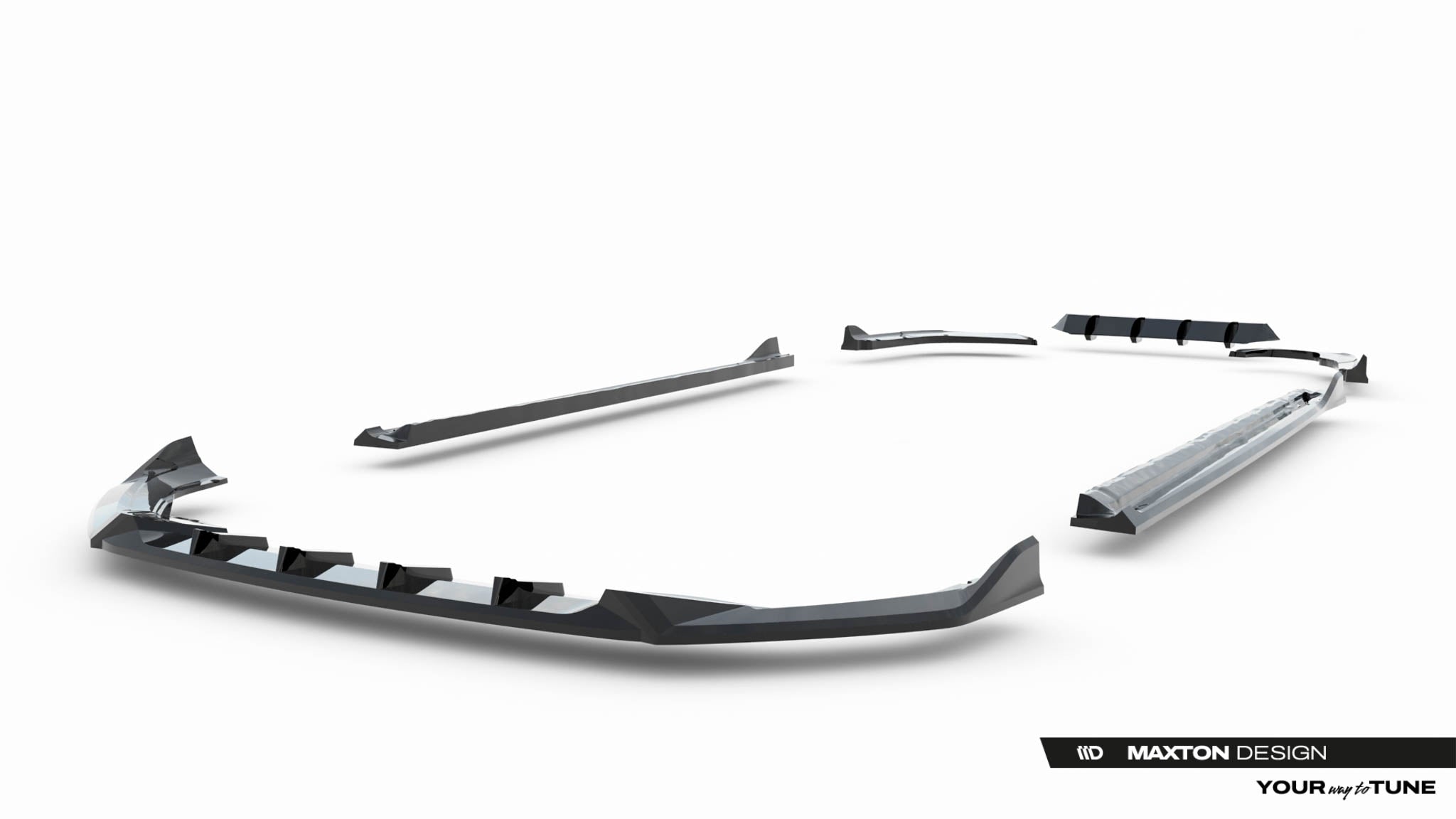 Splitterisarja v.2 Skoda Superb Sportline mk4